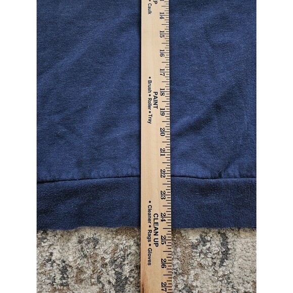 Bench Logo Hoodie Blue Mens Size Tagged XL Fits More Like A Large - Picture 4 of 6